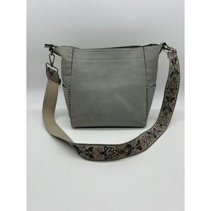 Jen & Co Penny Vegan Leather‎ Bucket Bag Crossbody Guitar Strap